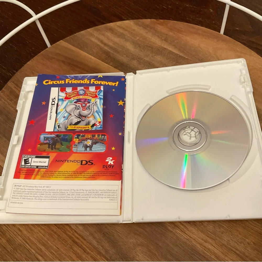 Ringling Bros. and Barnum & Bailey Circus - Nintendo Wii‎ Game w/Manual & Case